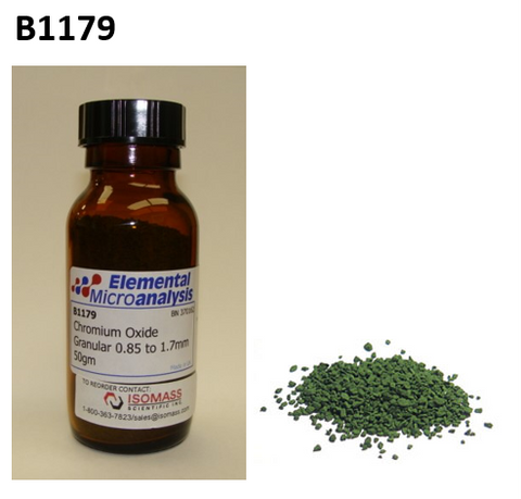 Chromium Oxide Granular 0.85-1.7mm, 50g