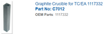 Graphite Crucible, TC/EA  (1117332)