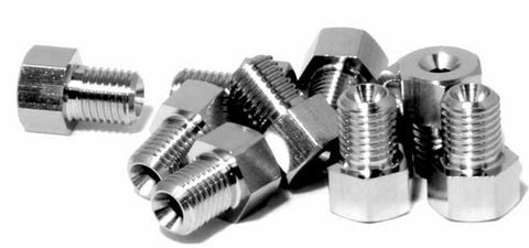 Tubing Nuts (2mm) 6MB SS, 10/pk  (35040403)