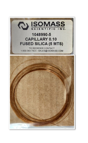 Fused Silica Capillary, 0.10mm ID, 5m