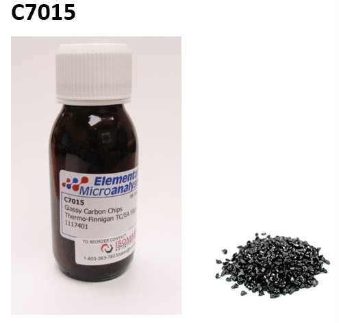 ゴードン　3点 Glassy Carbon Chips 3-4mm, 50g - TC/EA 1117401 – Isomass