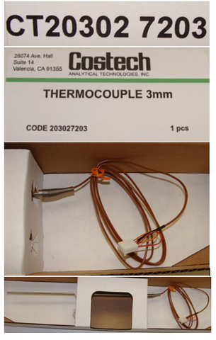 Left Thermocouple (New), 3mm, ECS 4010