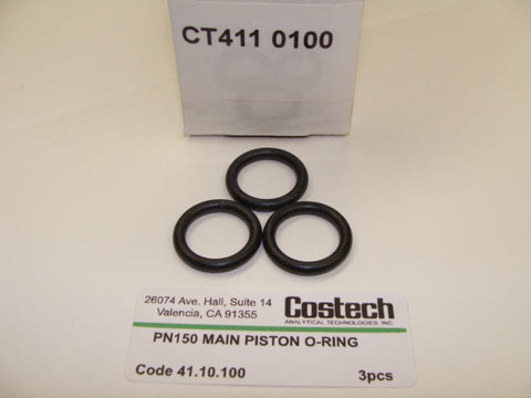 Main Piston O-Rings - PN150 Autosampler, 3/pk